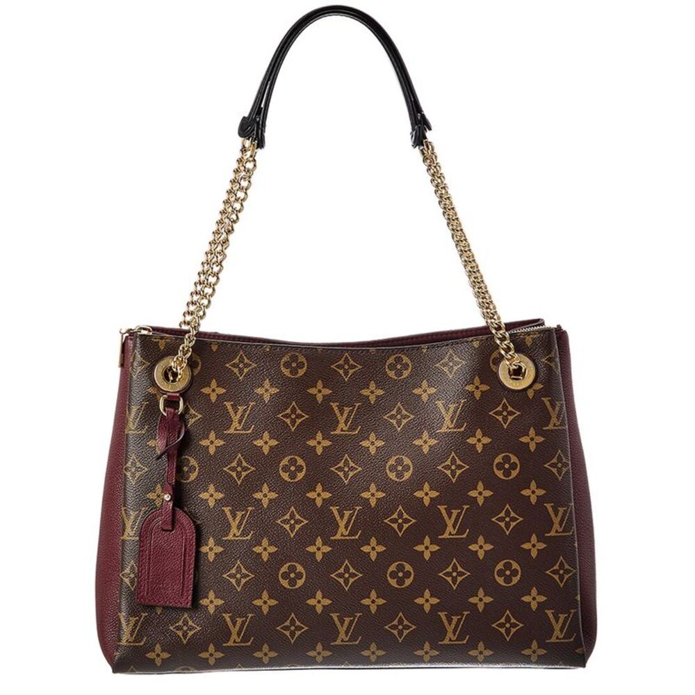 Louis Vuitton Burgundy Monogram Canvas Surene Mm (Authentic Pre-Loved)